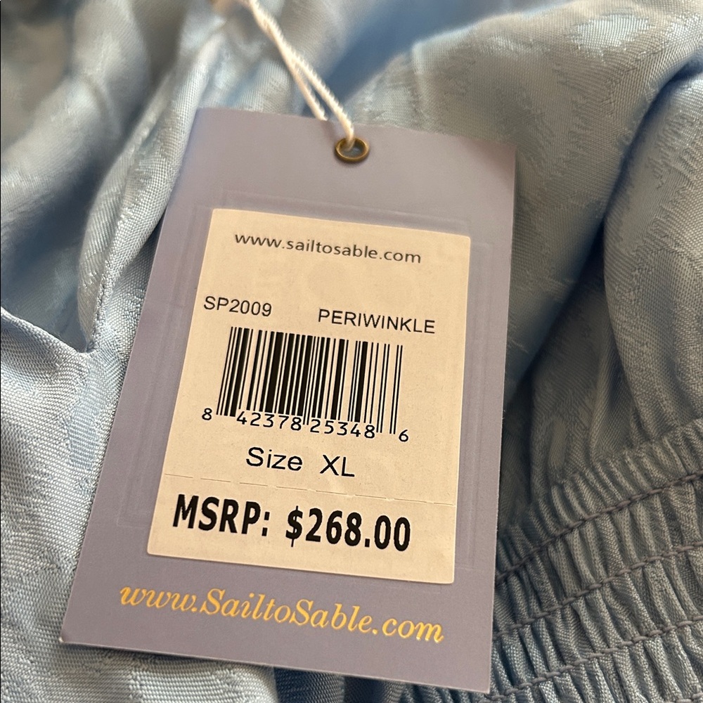Sail to Sable Blue Long Sleeve Dress. NEW with tags. Size XL - Picture 16 of 17